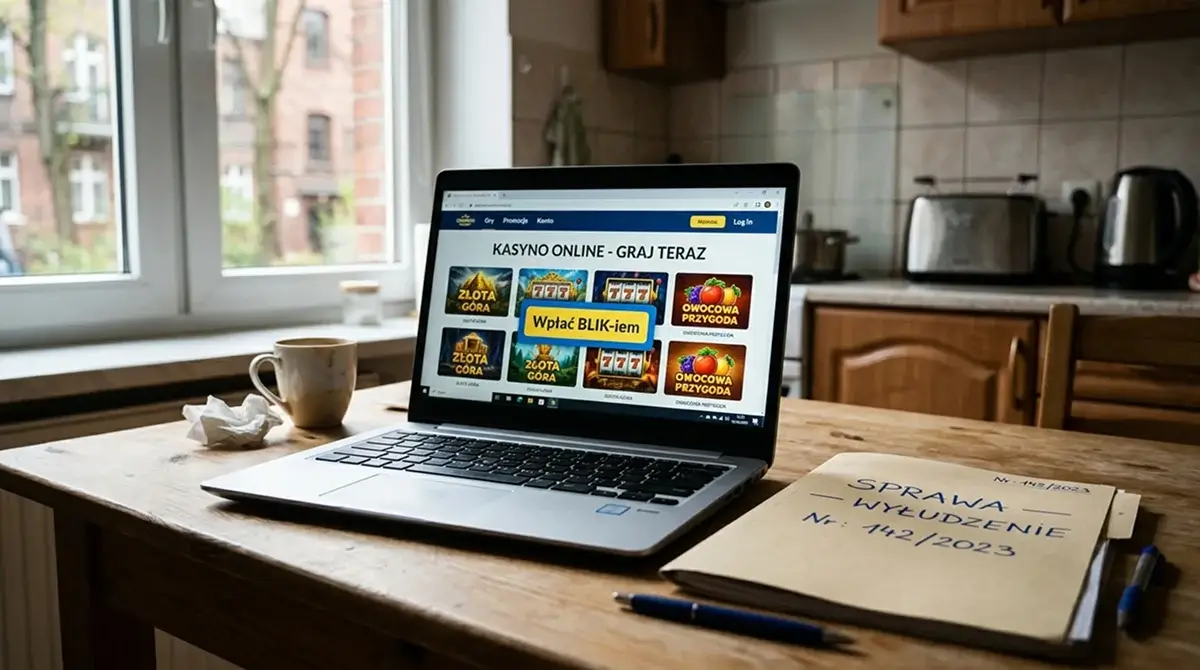 Atrapa kasyna online jako przykrywka dla wyłudzeń BLIK — sprawa CBZC