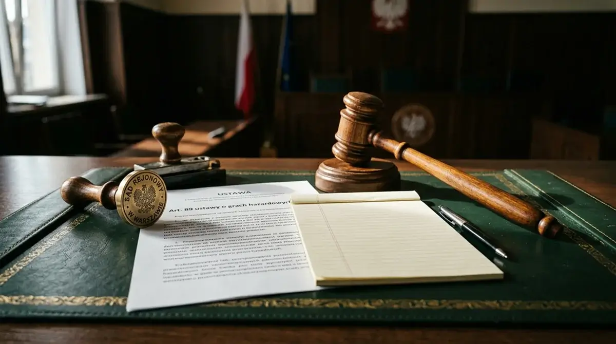 Sankcje z artykułu 89 ustawy hazardowej — protokół kontrolny KAS