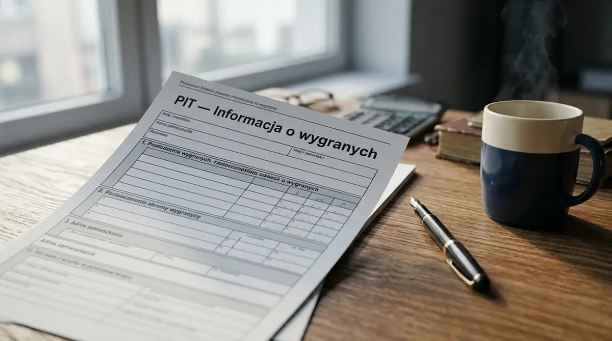 Podatek od wygranej w kasynie online — rozliczenie roczne PIT